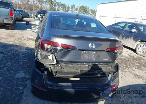 2025 Honda Civic Hybrid Sport/Sport Touring z USA, uszkodzony, nr VIN 2HGFE4F87SH321419